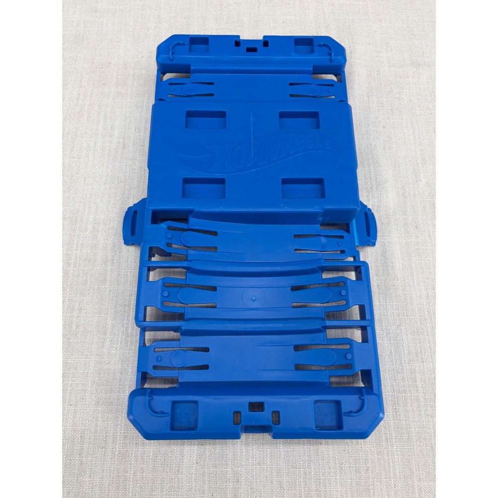 Hot Wheels Track Builder System Blue Plastic Replacement Part Base Connector